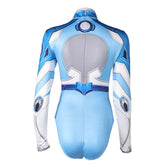 Mv Rivals (2025) Invisible Woman Susan Storm Blue White Swimsuit Outfits Cosplay Costume